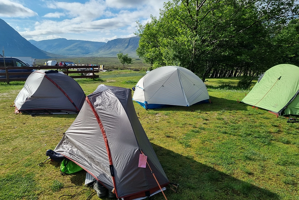 backpacking ausruestung fuer den west highland way