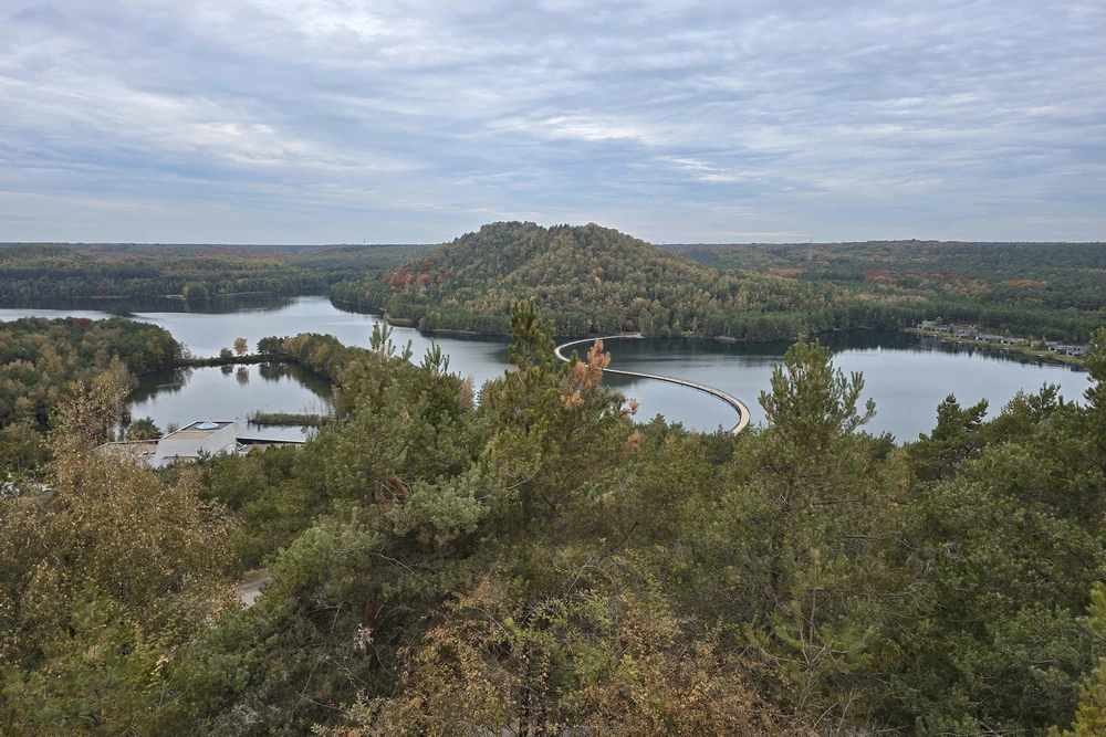 Hoge Kempen Nationalpark Trail Fotos Tag 3 Aussicht Thorpark