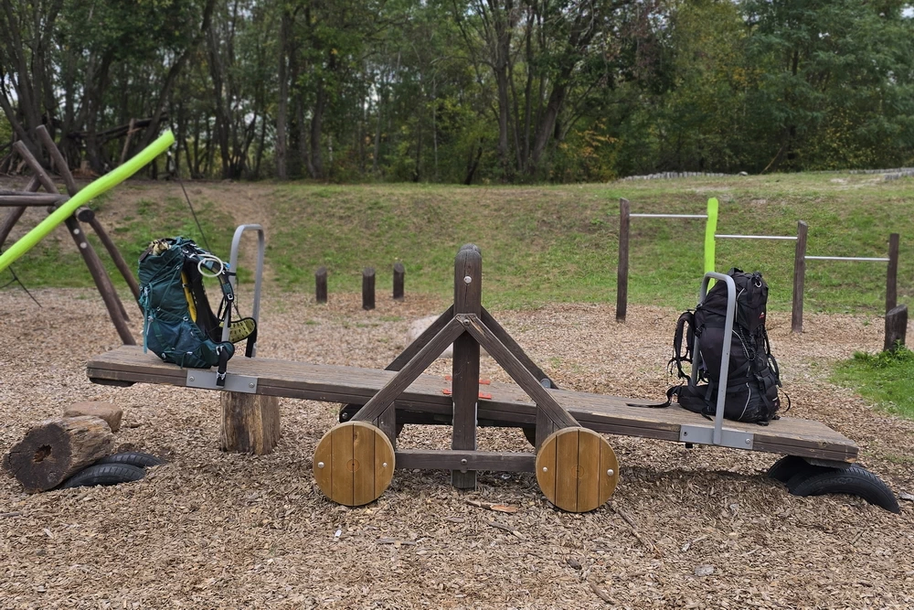 Hoge Kempen Nationalpark Trail Fotos Tag 3 Spielplatz