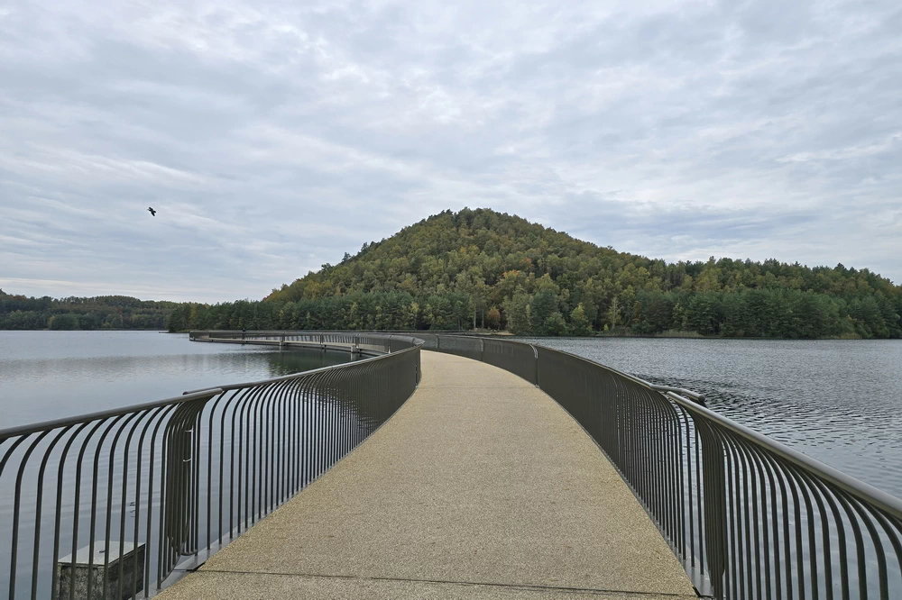 Hoge Kempen Nationalpark Trail Fotos Tag 3 Uebers Wasser laufen